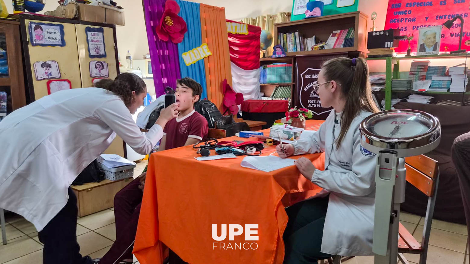 UPE FRANCO REALIZÓ JORNADA DE INSPECCIÓN MÉDICA EN EL BARRIO SAN SEBASTIÁN